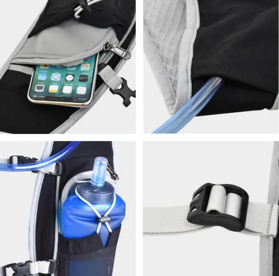 Factory Customize Logo Lightweight Sports Outdoor Marathon Vest Pack for Running