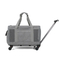 Customized Portable Viewable Window Trolley Pet Dog Cat Backpack Luggage Box Carriers with Wheels