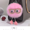 POM POM Keychain 8cm Colored Bulk Fluffy Fur Puff Ball Key for Women Pompom Keychains