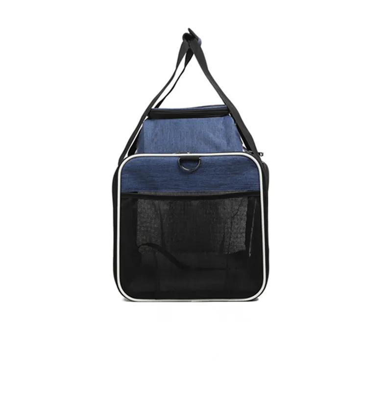 Airline Approved Foldable Cat Dog Carrier Wheels Bag Fully Detachable Pet Trolley Cat Bagpack with Removable Wheels