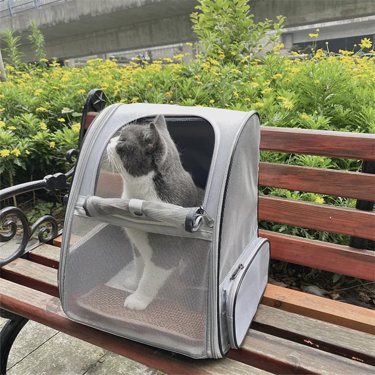 Expandable Pet Carrier Backpack for Cats Dogs and Small Animals Portable Pet Travel Carrier Bag