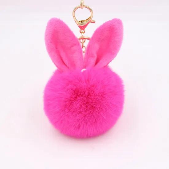 Wholesale High Quality Cute Rabbit Ears Student Bag Hanging Accessories Plush Key Chains