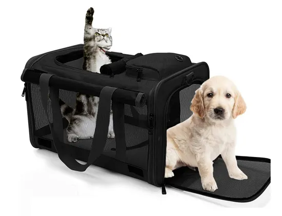 Portable Pet Outdoor Travel Products Soft Sided Foldable Breathable Small Dog Cat Puppy Carrier Sling Bag