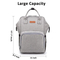 Factory Custom Diaper Bag Backpack Versatile Travel Backpack with USB Charging Port Insulated Pocket