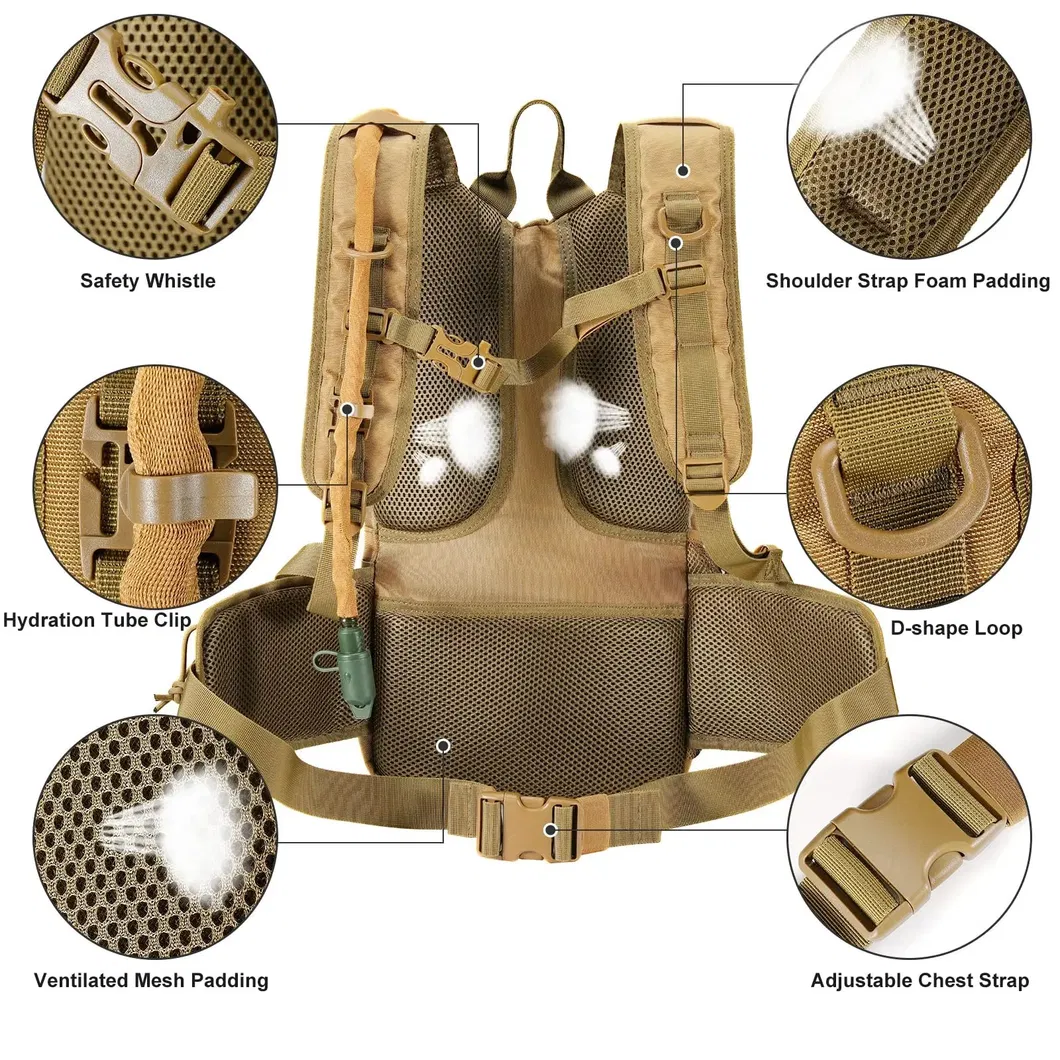 Factory Custom Tactical Hydration Pack Lightweight Insulation Water Backpack