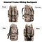 Factory Custom Unisex Mountain Camping Backpack 130L Waterproof Hiking Camping Travel Tactical Backpack