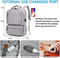 Theft Durable Laptop Travel Work Business College Waterproof Student School USB Computer Bag Bookbag Backpack