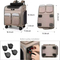 Airline Approved Telescopic Zipper Mesh Breathable Walking Handle Cat Dog Pet Carrier with Wheels Pet Suitcase