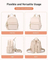Hot Selling Fashion Women Pink Backpack Casual Backpack Mini Bag for Girls