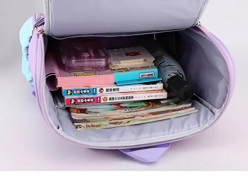 New Backpack for Elementary School Students in Grades 1-6 Boys and Girls Lightweight Spine Protection Space Backpack