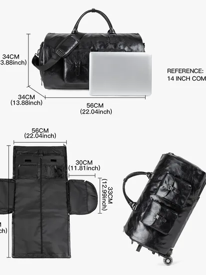 Business Travel Clothing Bag Disassembly Lever Luggage Bag Fashion Suit Travel Folding Bag Handbag