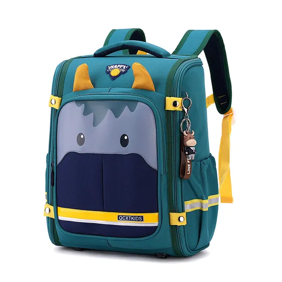 New Shoulder Backpack for Elementary School Students Boys and Girls Cute Cartoon Lightweight Spine Protection Backpack