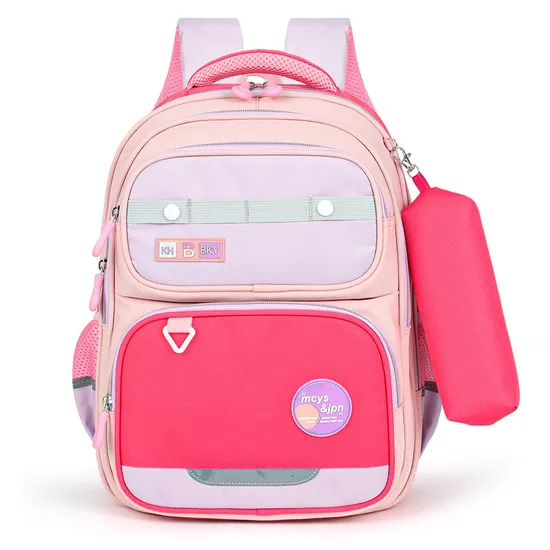 2024 New Load Reducing Waterproof Backbone Protection Children′s Backpack for Grades 3 to 6 Backpack