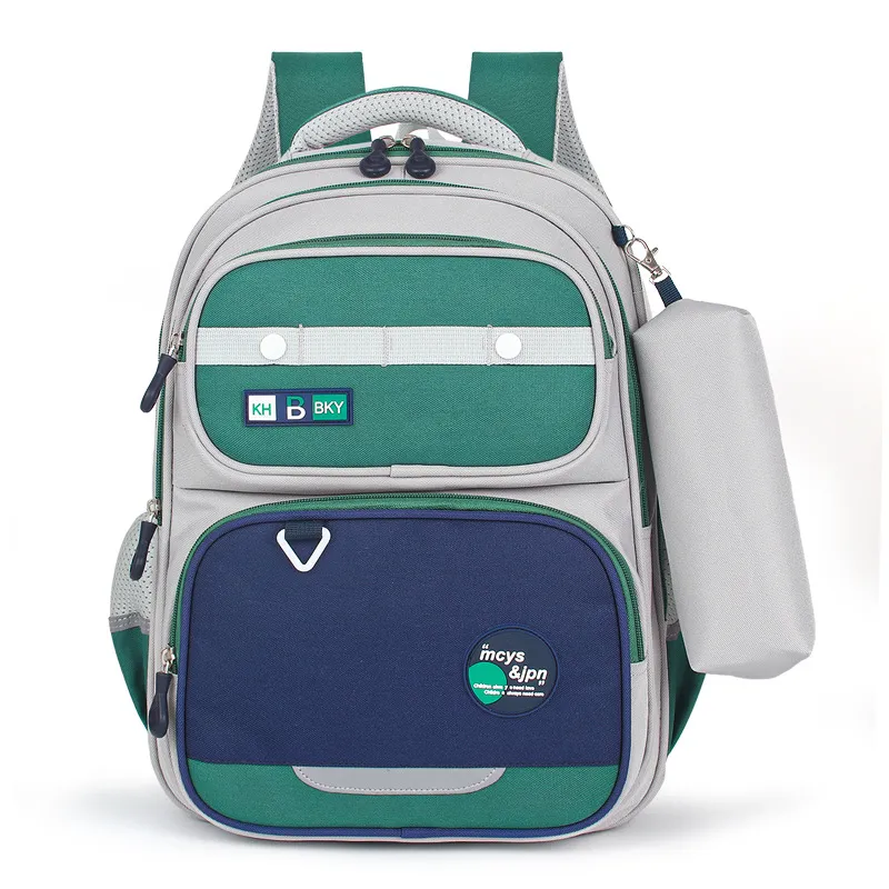 2024 New Load Reducing Waterproof Backbone Protection Children&prime;s Backpack for Grades 3 to 6 Backpack