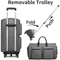 New Travel Handheld Rod Bag Business Travel Portable Clothing Bag Roller Belt Independent Shoe Storage Suit Bag