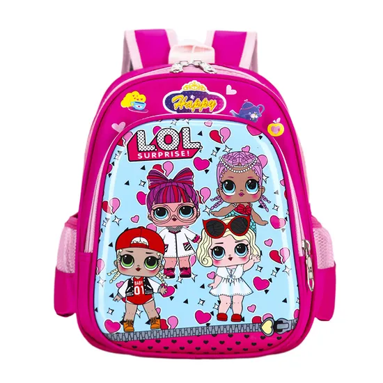 New 3D Elementary School Backpack Kindergarten Backpack Cartoon Ultraman Spider Man Children′s Backpack