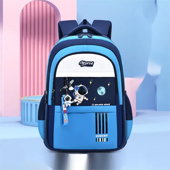 2024 Children′s Elementary School Backpack with Spine Protection Oxford Cloth Large Capacity Backpack