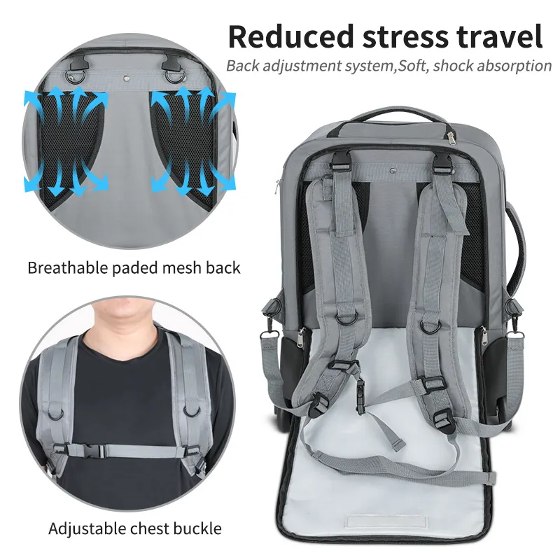 New Gray Travel Photography Equipment Backpack Outdoor Lightweight Handheld Camera Photography Backpack
