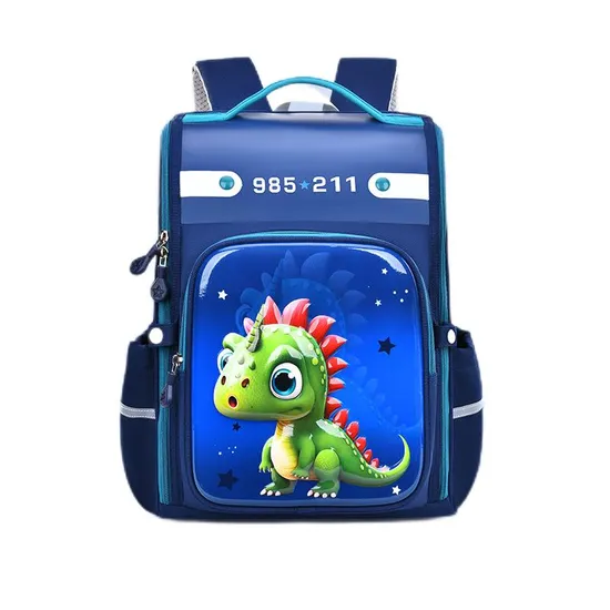 New 3D Cartoon for Elementary School Students Large Capacity Lightweight Children′s Backpack