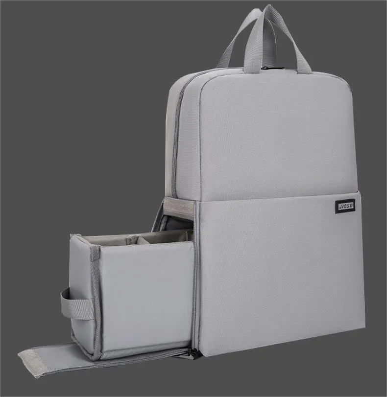 Multi Functional Layered Camera Bag Waterproof SLR Backpack Professional Outdoor Photography Bag