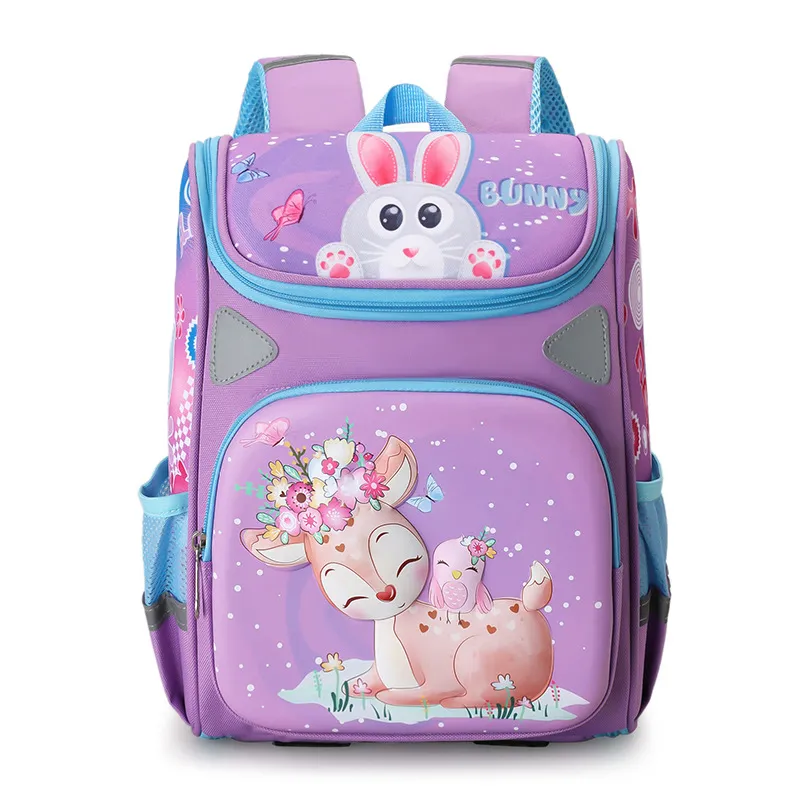 2023 New Load Reduction Kindergarten School Backpack Spine Protection Primary School Student Backpack