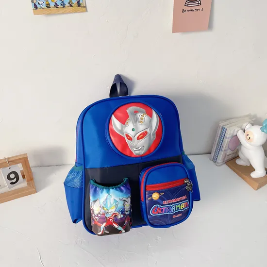 New Primary School Student Backpack Cartoon Anime Spider Man Children′s Portable Breathable Small Backpack