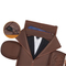 Folding Travel Suit Bag Luggage Bag Large Capacity Portable Pull Rod Suit PU Leather Bag