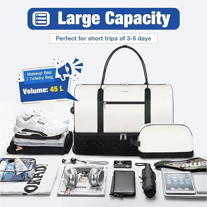 Men&prime;s Business Foldable Travel Bag Short Distance Travel Handheld One Shoulder Waterproof Multi Functional Pull Rod Suit Bag Cross Border