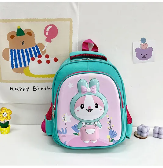 Cartoon Cute Elementary School Backpack with Large Capacity Load Reducing and Spine Protecting Backpack