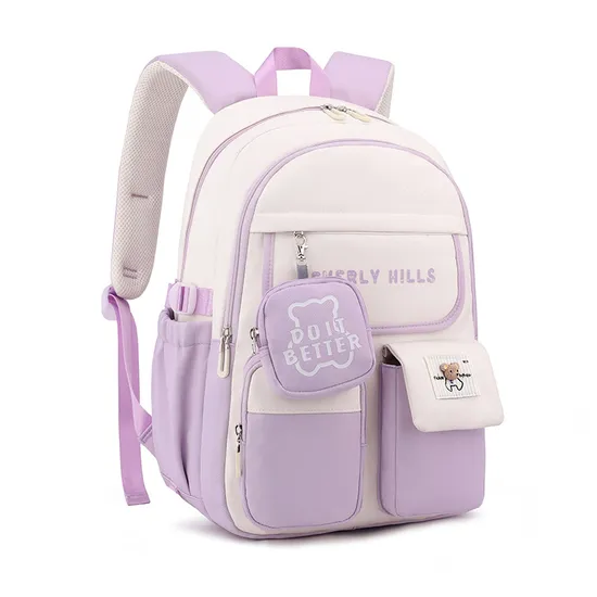 2024 New Children′s School Backpack Lightweight Primary School Girls Shoulder Backpack