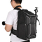 Customized New Black Oxford Cloth Camera Backpack Outdoor Travel Shoulder SLR Photography Backpack