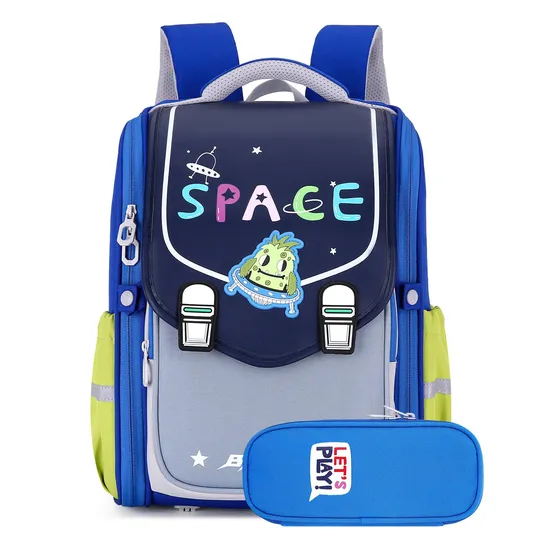 2024 Wholesale Primary School Students′ School Backpack Lightweight Reduced Load and Backbone Protection Children′s School Backpack