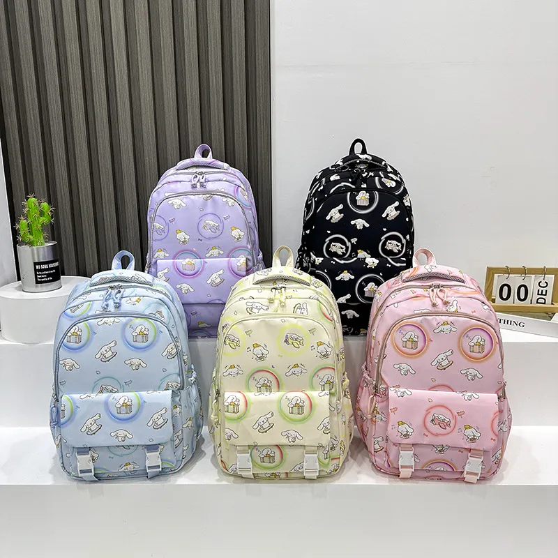 Primary School Backpack New Cute Cartoon Splash Proof Large Capacity Load Reducing Spine Protection Children&prime;s Backpack