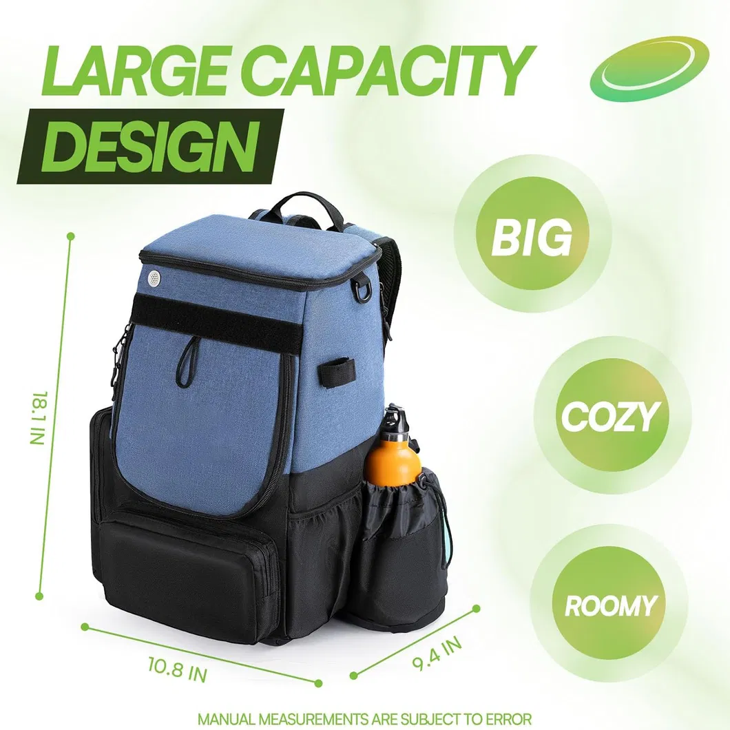 Frisbee Disc Golf Backpack Durable Waterproof Storage Bag Golf Backpack