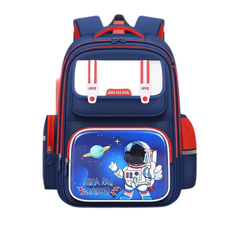 Primary School Backpack for Boys in Grades One to Three Spinal Protection and Weight Reduction Backpack