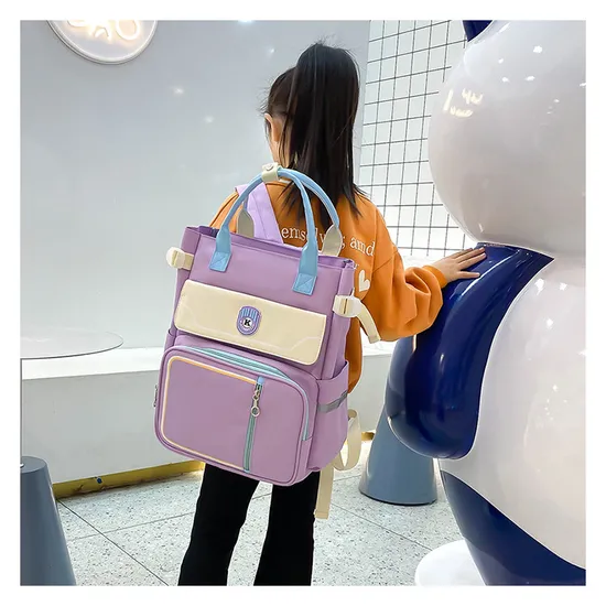 Primary and Secondary School Students Make up School Backpacks Children′s Crossbody Bags Handheld Art Carrying Book Bags
