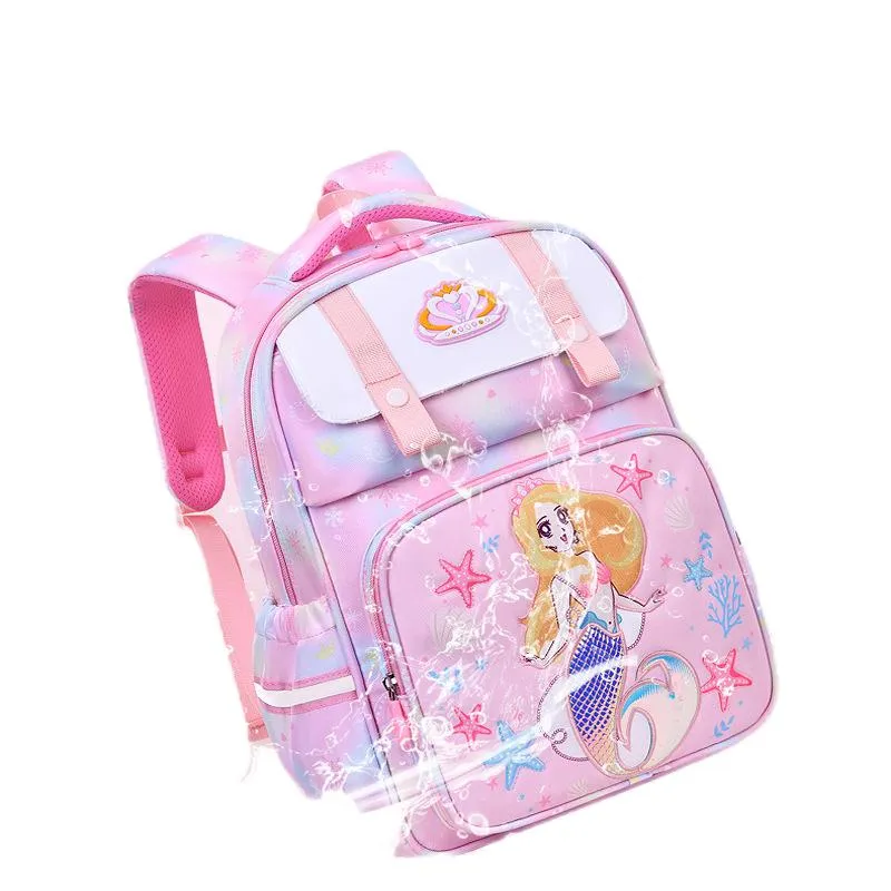 New Primary School School School Backpack Girls&prime; Large Capacity Load Reducing and Breathable Backpack