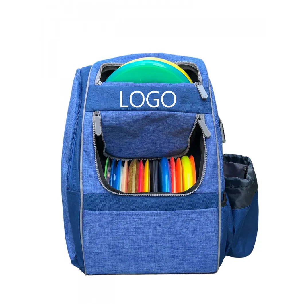 Customized Logo Outdoor Sports Wear Resistant Waterproof Frisbee Bags Lightweight Flying Disc Practice Golf Backpack