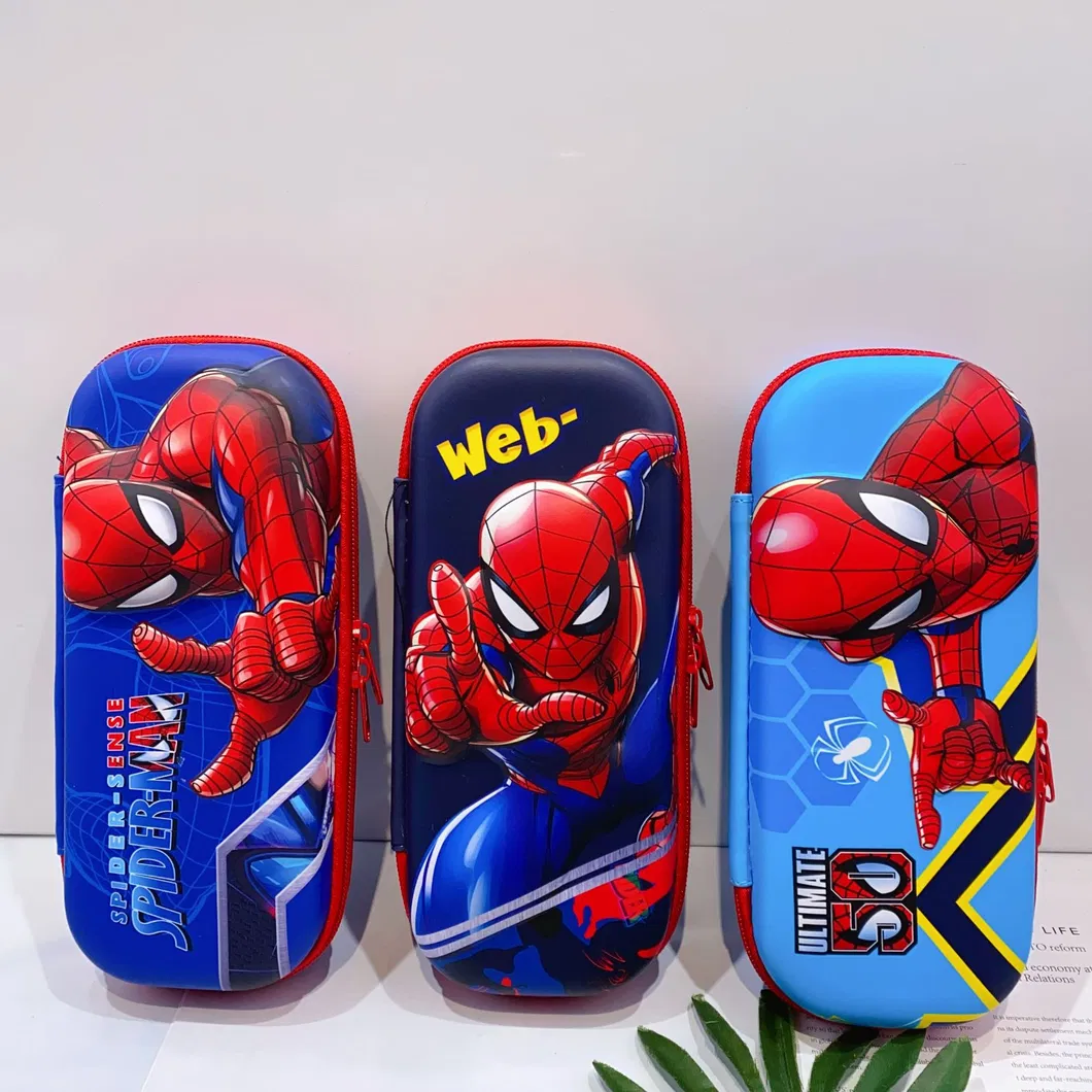 New 3D Pencil Case Double-Layer Primary School Student Large Capacity Stationery Bag Pencil Case