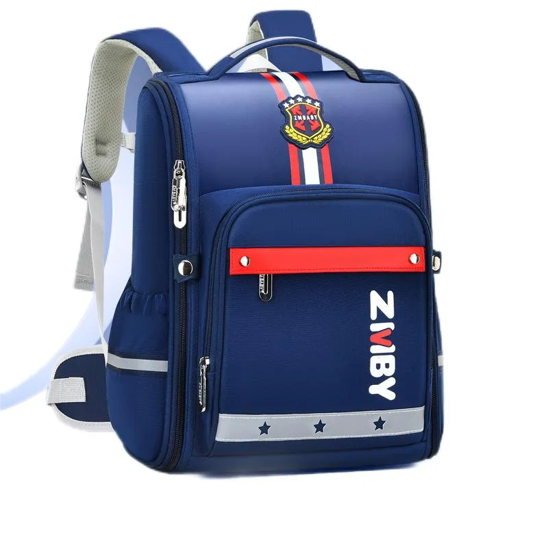 Elementary School Backpack English Style Boys Backpack Lightweight Girls Backpack