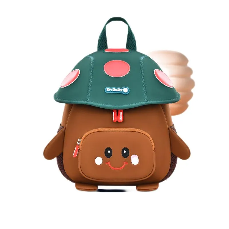 New Kindergarten Backpack Cartoon Cute Dinosaur Backpack Anti Lost Boys and Girls Small Bag
