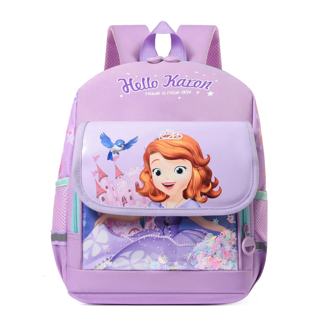New Kolomi Lightweight Backpack for Kindergarten Oxford Cloth Large Capacity Load Reducing Backpack for Elementary School Students