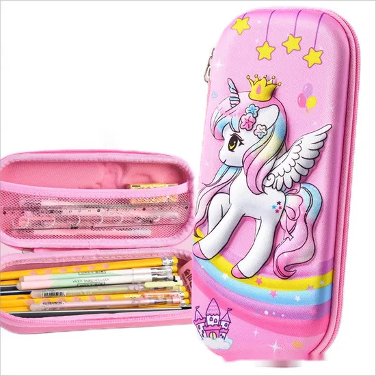 Primary School Student Pencil Case 3D Large Capacity Children′s Stationery Box Pencil Case