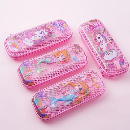 Pen Case Cartoon EVA Student 3D Three-Dimensional Zipper Stationery Case Children′s Pencil Case Pouch