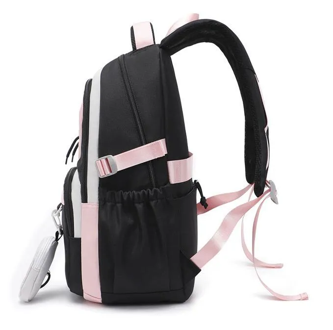 New Large Capacity Junior High School Backpack for College Students Waterproof Backpack