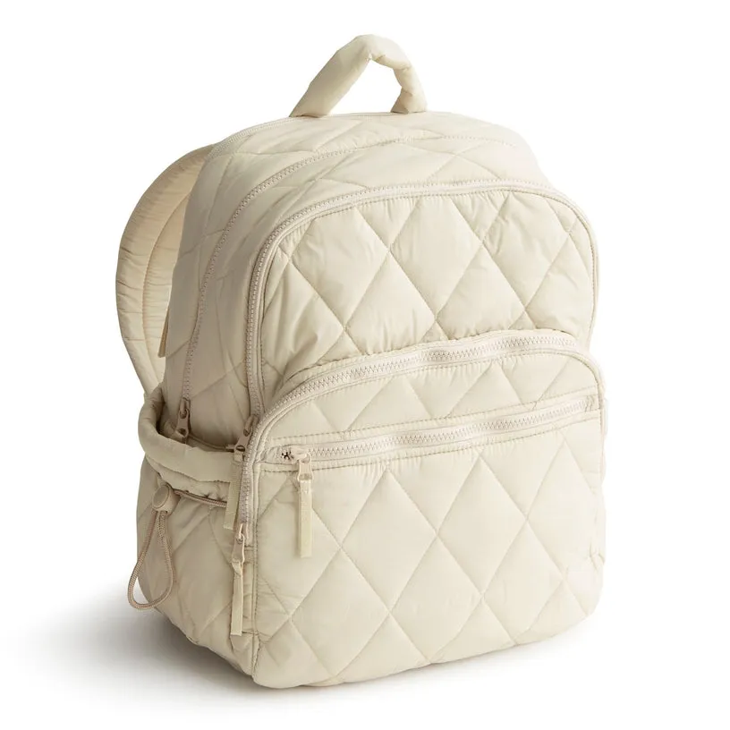 Classic Travel Hiking Casual Diamond Quilted Backpack Custom College Student Padded Laptop Schoolbag