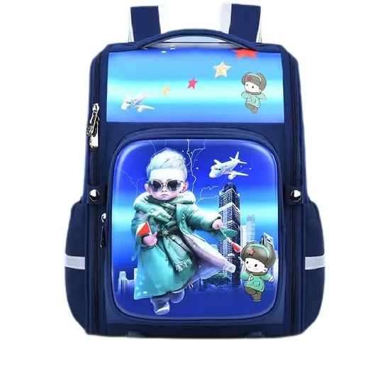 New Primary School Anime Cartoon Cute Spine Protection Backpack for Primary School Students