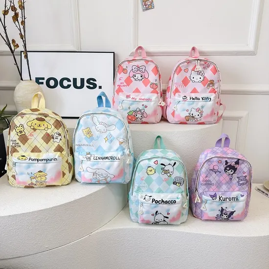 New Creative Backpack Lightweight Large Capacity Cartoon Cute Kindergarten Backpack