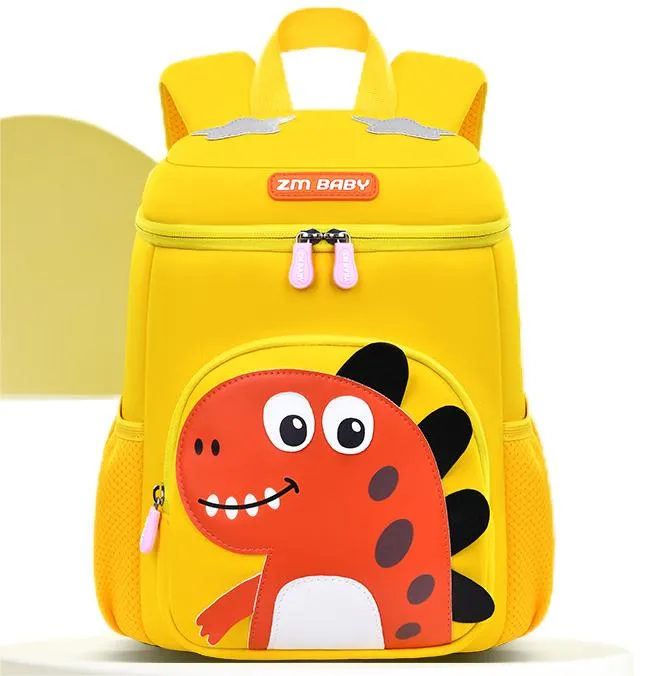 New Kindergarten School Backpack Cute Dinosaur Cartoon Backpack for Boys and Girls Mini Bag Backpack