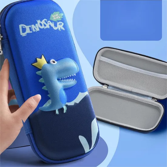 Cute Primary School Student Pencil Case Large Capacity 3D Stationery Case Pencil Case